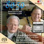 Neville Marriner, Andrew Marriner / Mozart : Clarinet Concert, Clarinet Quintet (SACD Hybrid/수입/미개봉/5186048)