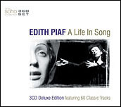 [중고] Edith Piaf / A Life In Song (3CD/하드커버/수입)