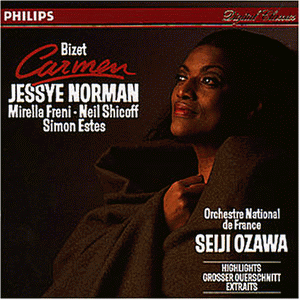 [중고] Jessye Norman, Mirella Freni, Seiji Ozawa / Bizet : Carmen - Highlights (DP1756)