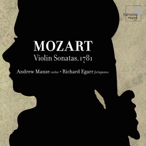 Andrew Manze / 모차르트 : 바이올린 소나타 (Mozart : Violin Sonata K.377, K.380, K.403, K.376) (Digipack/수입/미개봉/hmu907380)