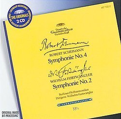 [중고] Wilhelm Furtwangler / 슈만 : 교향곡 4번, 푸르트뱅글러 : 교향곡 2번 (Schumann : Symphony No.4, Furtwangler : Symphony No.2) (2CD/수입/457722-2)