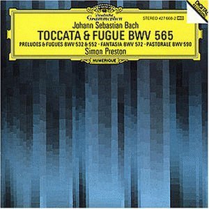 [중고] Simon Preston / Bach : Toccata &amp; Fuge D Moll Bwv565 (dg0925)