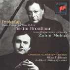 [중고] Zubin Mehta, Yefim Bronfman / Prokofiev : Piano Concertos Nos. 2 &amp; 4 (수입/sk58966)