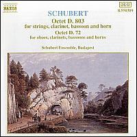 [중고] Budapest Schubert Ensemble / Schubert : Octet D.803, D.72 (수입/8550389)
