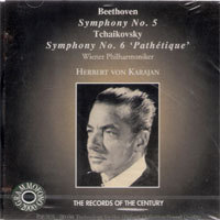 [중고] Herbert Von Karajan / Beethoven : Symphony No. 5, Tchaikovsky : Symphony No. 6 (수입/ab78792)