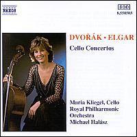 [중고] Maria Kliegel, Michael Halasz / Dvorak, Elgar : Cello Concertos (수입/8550503)