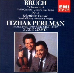 [중고] Itzhak Perlman, Zubin Mehta / Bruch : Scottish Fantasy, Violin Concerto No.2 (수입/077774907125)