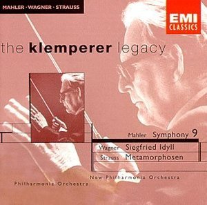 [중고] Otto Klemperer / Mahler : Symphony No.9, Wagner : Siegfried Idyll, R. Strauss : Metamorphosen (2CD/수입/724356703629)