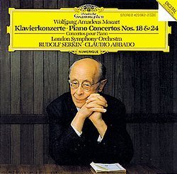 [중고] Rudolf Serkin, Claudio Abbado / Mozart : Piano Concertos No.18 K.456, No.24 K.491 (dg1942)