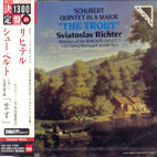 Sviatoslav Richter, Borodin Quartet / Schubert : Piano QUintet D.667 &#039;Trout&#039; (일본수입/미개봉/toce7069)