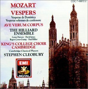 Stephen Cleobury / Mozart : Vespers K.321, K.339 (수입/미개봉/7496722)