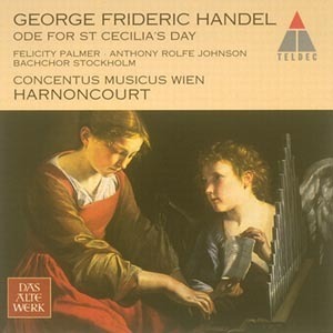 [중고] Felicity Palmerm, Anthony Rolfe Johnson, Nikolaus Harnoncourt / Handel : Ode For St. Cecilia (수입/0630123192)