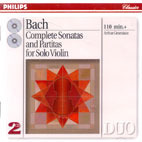 [중고] Arthur Grumiaux / Bach : Sonata And Partita For Violine Solo BWV1001-1006 (2CD/DP2736)