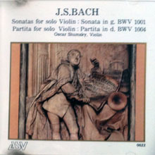 [중고] J.S. Bach : Sonates &amp; Partits For Solo Violin (0022)