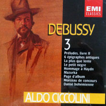 [중고] Debussy : L&#039;Qeuvre Pour Piano, Vol. III / Aldo Ciccolini (수입/cdc7544492)
