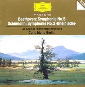 [중고] Carlo Maria Giulini / Beethoven(베토벤): Symphony No.5, Schumann(슈만): Symphony No.3 (dg3152)