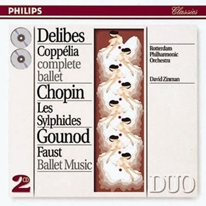 David Zinman / Delibes: Copp&amp;eacute;lia, Chopin: Les Sylphides, Gounod: Faust (미개봉/수입/2CD/4387632)