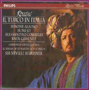 Neville Marriner / Rossini : Il Turco In Italia - Highlights (로시니 : 이탈리아의 터키인 -하이라이트/미개봉/dp2309)