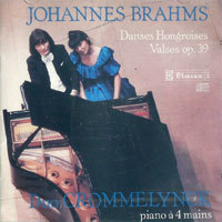 [중고] Brahms / Hungarian Dances / Waltzes Op.39 / Duo Crommelynck, Piano 4 Hands