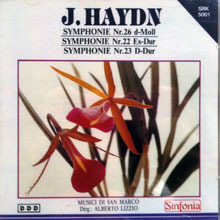 Alberto Lizzio / Haydn : Symphonie Nr.26, 22, 53 (Musici Di San Marco/미개봉/수입/srk5001)
