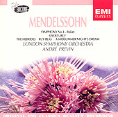 Andre Previn / Mendelssohn : Symphonie Nr. 4 usw. (미개봉/eked0016)