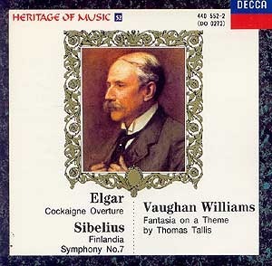 Elgar, Vaughan Williams, Sibelius / Heritage Of Music 52 (미개봉/4405522)