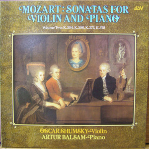 [중고] Oscar Shumsky &amp; Arthur Balsam / Mozart - Soata For Violin &amp; Piano Vol.1 (skcdl0031)