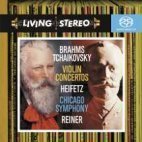 [중고] Heifetz, Reiner / Brahms, Tchaikovsky Violin Concertos(Sacd Hybrid)