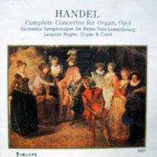 [중고] Leopold Hager / Handel : Complete Concertos for Organ, Op. 4 (0021)
