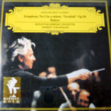 [중고] Herbert Von Karajan / Mendelssohn : Symphony No.3 in a minor, &quot;Scottish&quot; Op.56 (ywkc1209)