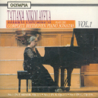Tatiana Nikolayeva / Beethoven Complete Piano Sonatas Vol. 1 (미개봉/srcd1247)