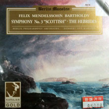 Herbert Von Karajan / Mendelssohn : Symphony No. 3 scottish, The Hebrides (미개봉/수입/ka1010)