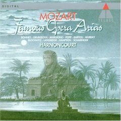 [중고] Nikolaus Harnoncourt / Mozart : Famous Opera Arias (4509975072)