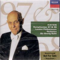 Georg Solti / Haydn : Symphonie No97&amp;98 (미개봉/dd0980)