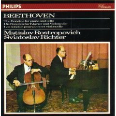 [중고] Mstislav Rostropovich, Sviatoslav Richter / Beethoven: The Sonatas for Piano and Cello (dp0514)