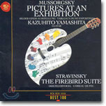 Kazuhito Yamashita / Mussorgsky : Pictures At An Exhibition, Stravinsky : The Firebird (무소르그스키 : 전람회의 그림, 스트라빈스키 : 불새/미개봉/bmgcd9j61)