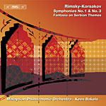 Kees Bakels / Rimsky-Korsakov : Symphony No.1 Op.1, No.3 Op.32, Fantasia On Serbian Themes Op.6 (림스키-코르사코프 : 교향곡 1.3번, 세르비아 환상곡/수입/미개봉/biscd1477)