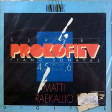 Prokofiev / Piano Sonatas 4,5&amp;6 Matti Raekallio (scc027/미개봉)