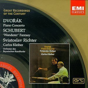[중고] Sviatoslav Richter, Carlos Kleiber / Dvorak : Piano Concerto Op.33, Schubert : Wanderer Fantasy D.760 (드보르작 : 피아노 협주곡, 슈베르트 : 방랑자 환상곡/수입/724356694729)