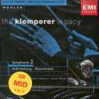 [중고] Otto Klemperer / Mahler : Symphony No.2 (수입724356686724)