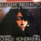 [중고] Martha Argerich, Riccardo Chailly, Kirill Kondrashin / Rachmaninoff : Piano Concerto No.3 Op.30, Tchaikovsky : Piano Concerto No.1 Op.23 (라흐마니노프 : 피아노 협주곡 3번, 차이코프스키 : 피아노 협주곡 1번/dp3572)