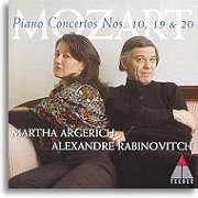 [중고] Martha Argerich, Alexandre Rabinovich / Mozart : Piano Concertos Nos.10,19&amp;20 (4509984072/희귀)