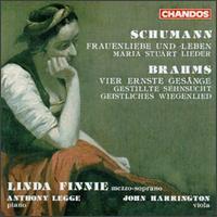 [중고] Linda Finnie, Anthony Legge / Schumann &amp; Brahms : Song Cycles (슈만, 브람스: 가곡집/수입/chan8786)