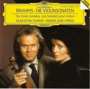 [중고] Augustin Dumay, Maria Joao Pires / Brahms : Violin Sonatas Nos.1-3 Op. 78, 100, 108 (브람스 : 바이올린 소나타 1-3번/dg2568)