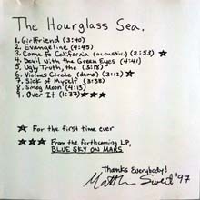 [중고] Matthew Sweet / The Hourglass Sea (수입/홍보용)
