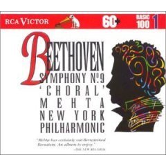 [중고] Zubin Mehta / Beethoven: Symphony No. 9 (bmgcd9801)