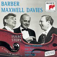 [중고] Isaac Stern / Barber, Maxwell Davies : Violin Concertos (바버, 맥스웰 데이비스 : 바이올린 협주곡/일본수입/srcr1560)