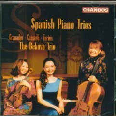 [중고] The Bekova Trio / Spanish Piano Trios (스페인 피아노 삼중주 - 카사도, 그라나도스, 투리나 (수입/chan9834)
