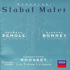 [중고] Barbara Bonney, Christophe Rousseet / Pergolesi: Stabat Mater (페르골레지 : 스타바트 마테르/수입/4661342)