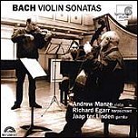 [중고] Andrew Manze, Richard Egarr, Jaap ter Linden / Bach : Violin Sonatas (바흐 : 바이올린 소나타집/2CD/수입/hmu90725051)